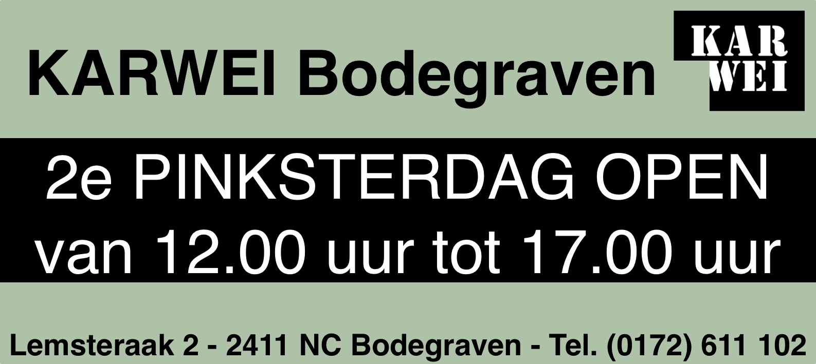 Karwei Pinksterens (reclameblok 2)